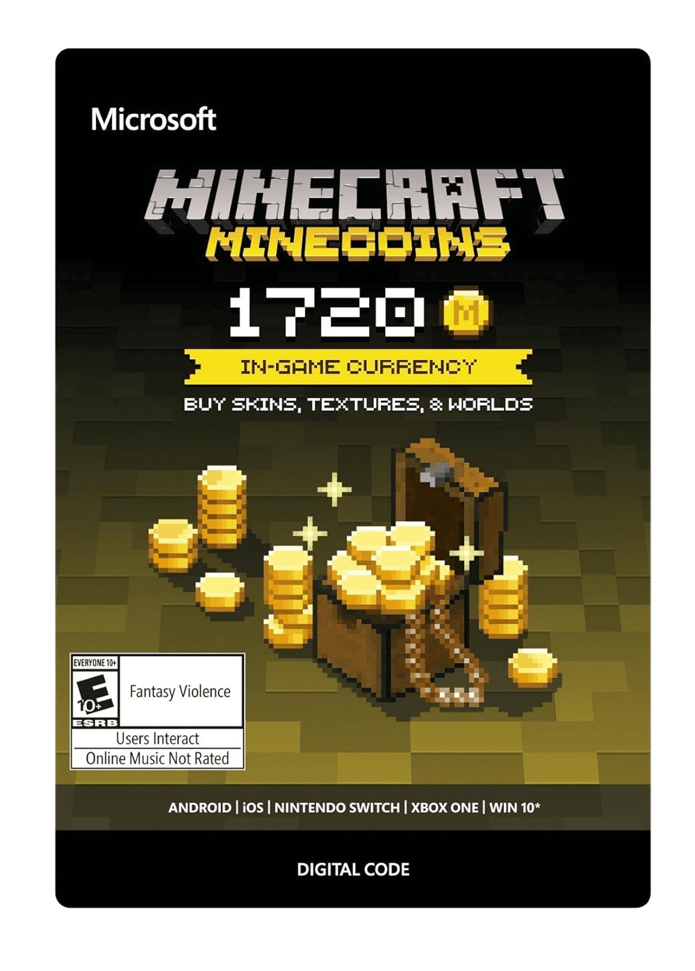 Minecraft 1720 MineCoins Gutschein